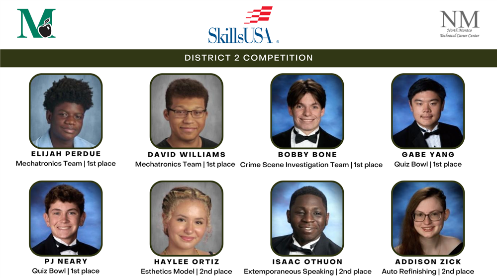 NMTCC Students Representing Methacton Earn Medals in SkillsUSA Competition NMTCC Students Representing Methacton Earn Medals in SkillsUSA Competition